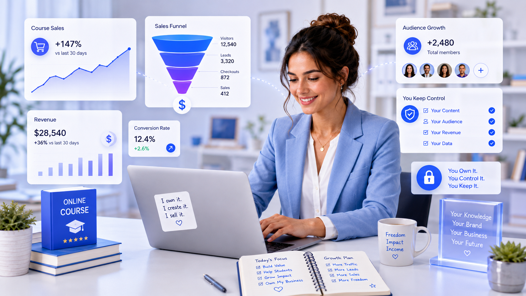 10 Smart Ways to Increase Your Course Sales Without Losing Ownership